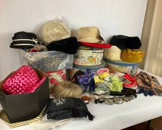 Ladies Hats, Burberry Scarf and Fashion Accessories