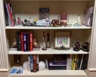 Books, Lighthouse Figurines, Rabbit Decor and Home Accessories