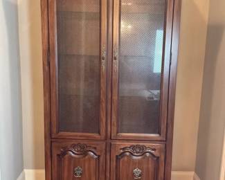 White Furniture Co. China Cabinet with Glass Shelves