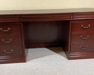 Traditional Double Pedestal Executive Desk