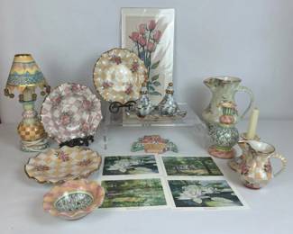 MacKenzie Childs Ceramics, Pottery and Floral Artwork