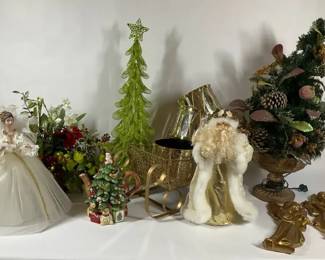 Spode Christmas Tree, Santa, Angel and Holiday Decorations