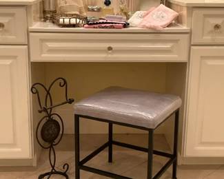 Vanity Stool, Towel Stand and Bathroom Accessories