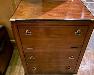 Vintage wood secretary desk