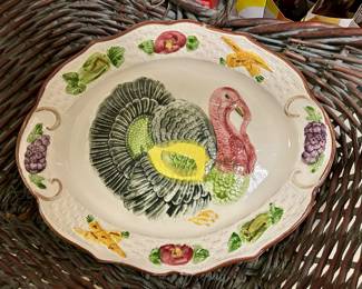 Turkey serving platter