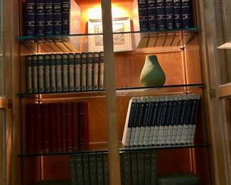 Vintage encyclopedia and reference book sets,