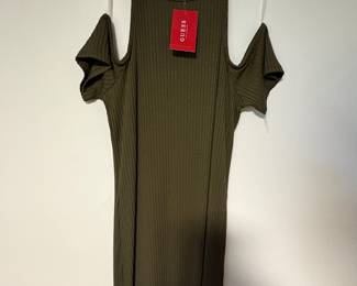 New Guess cold-shoulder dress