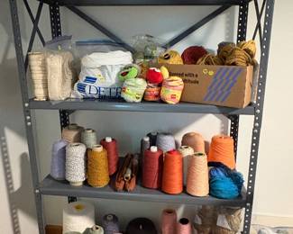 Weaving yarn, knitting yarn