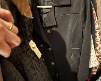 vintage and modern clothes