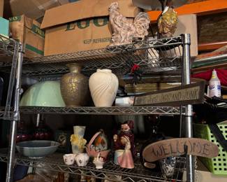 chickens bone china and other vintage pottery