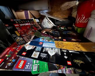 boxes only to huge lego sets.