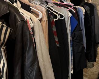 vintage and modern clothes
