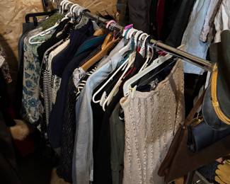 vintage and modern clothes