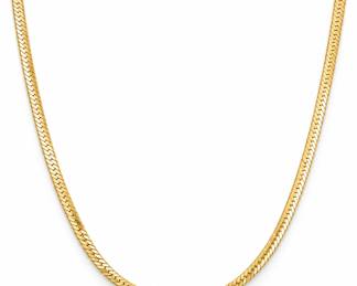 Colar Dourado em Curva Elegante