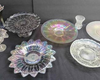 BE117Vintage Carnival Glass Mix