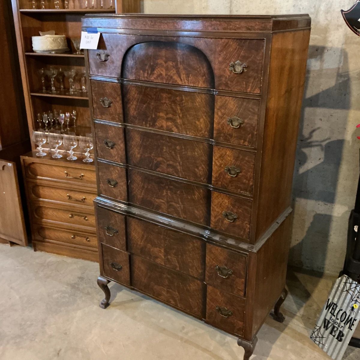 Vintage Highboy Dresser Tell City Furniture