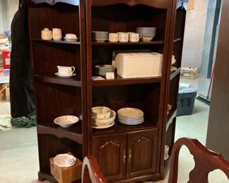 3 Piece Cherry Shelving Unit NICE