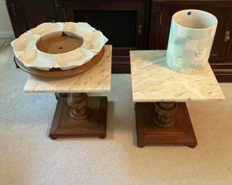 Marble End Tables