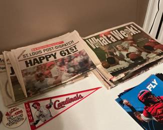 Cardinal and Sports Memorabilia