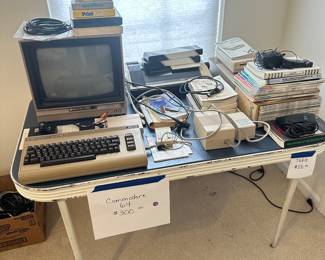 Vtg. Commodore 64 computer, printer, keyboard and much more