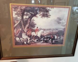 Fox and Hound Framed Picture