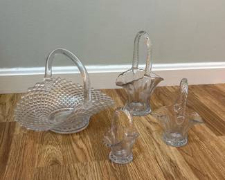 073 fourassortedpressedglassdecorativeb