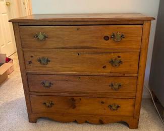 130 antiquepinechestofdrawerswithbrass