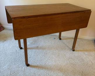 145 earlyamericandropleafwoodentable