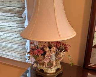 Bisque German Lamp