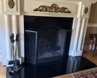 Fireplace Screen & Tools