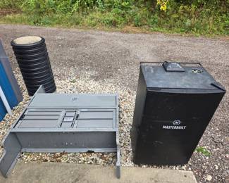 Van toolbox/shelf. Smoker