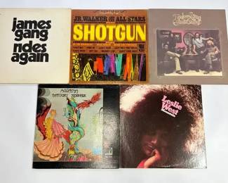 Vintage Blues Rock Vinyls James Gang, Junior Walker, The Doobie Brothers, Mountain, Leslie West