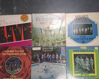 The Inspirations Vintage Gospel LP Collection Signed 12th Anniversary Album