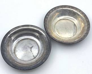 Newport Sterling Silver NutBonbon Bowls Pair 115g