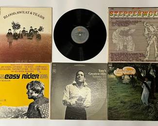 Vintage Vinyl Record Lot Steppenwolf, Easy Rider, James Taylor More