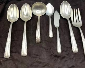 Gorham Sterling Silver Camellia Serving Set 7 Pieces
