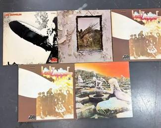 Led Zeppelin Records l, ll, lV House Of The Holy