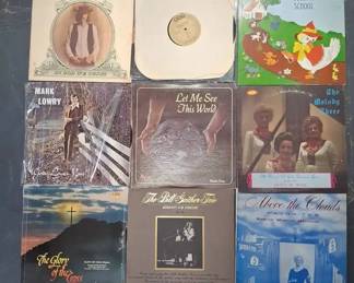 Vintage Christian Southern Gospel Vinyl Record Collection Assorted LPs