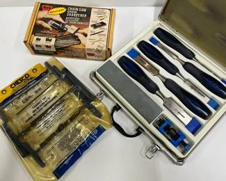 Wood Carving Chisel Gouge Tool Sets with Case