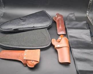 Vintage Bianchi 1 Large SA, Hunter Allen Gun Holsters Made USA