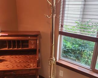 Vintage Hollywood Regency style coat rack