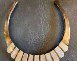 Brass necklace from India