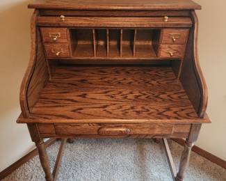 Vintage Oak secretary Desk