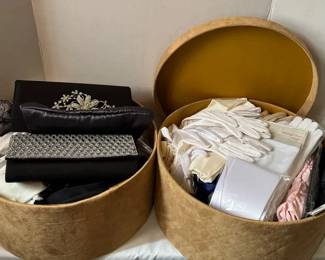 Ballroom Gloves, Purse,  Stockings