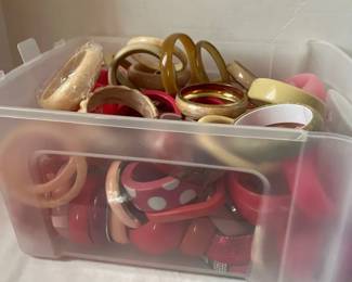 Bangle Bracelets Pink  Beige