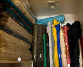 Large Lot Of Fabric Material