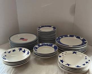 Patriotic Plates  Bowls