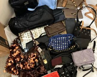 Mixed Assortment Of Purses  Wallets Kate Spade, MK, Marco, and More