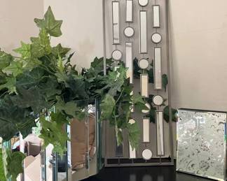 Mirror Flower Decor