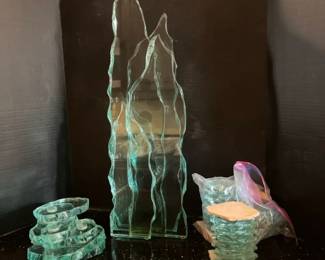 Green Glass Decor